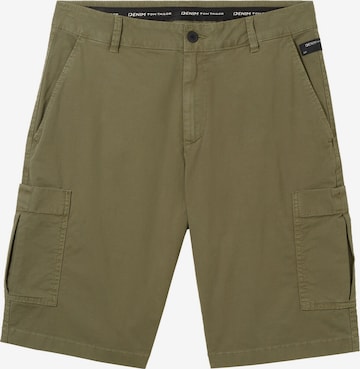 TOM TAILOR DENIM Loose fit Cargo Pants in Green: front