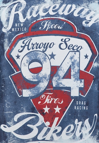 Maglietta 'KLRaceway' di Key Largo in blu