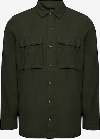 Threadbare Between-Season Jacket in Green: front
