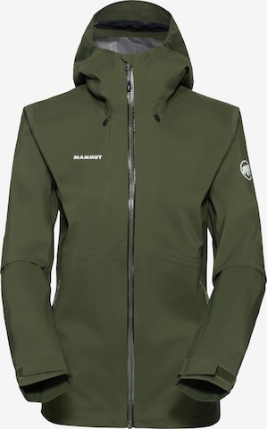 MAMMUT Outdoorjacke in Grün: Vorderseite