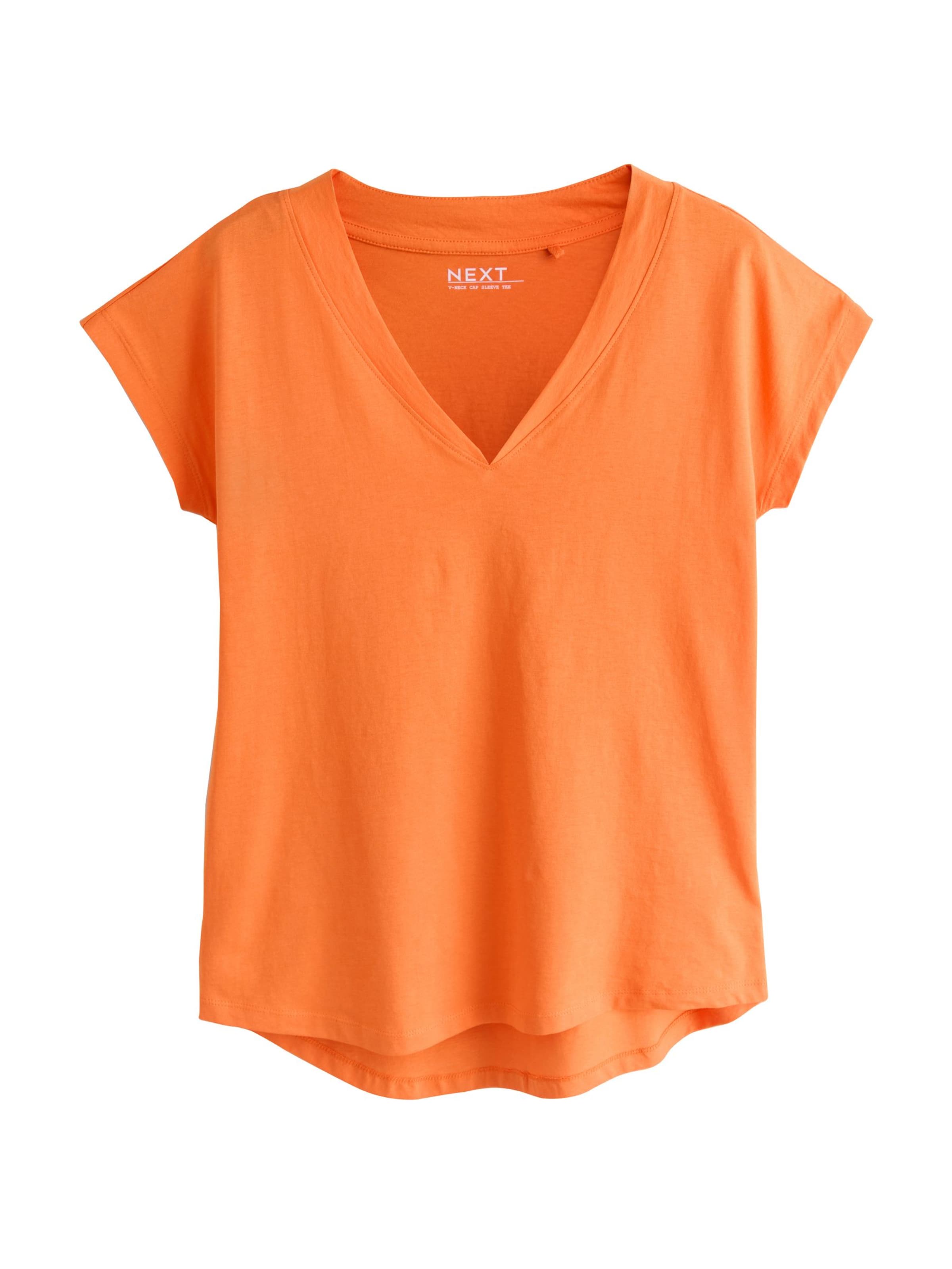 Tricou de la Next pe portocaliu: față