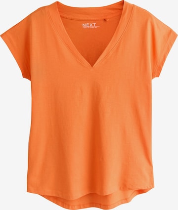 Tricou de la Next pe portocaliu: față