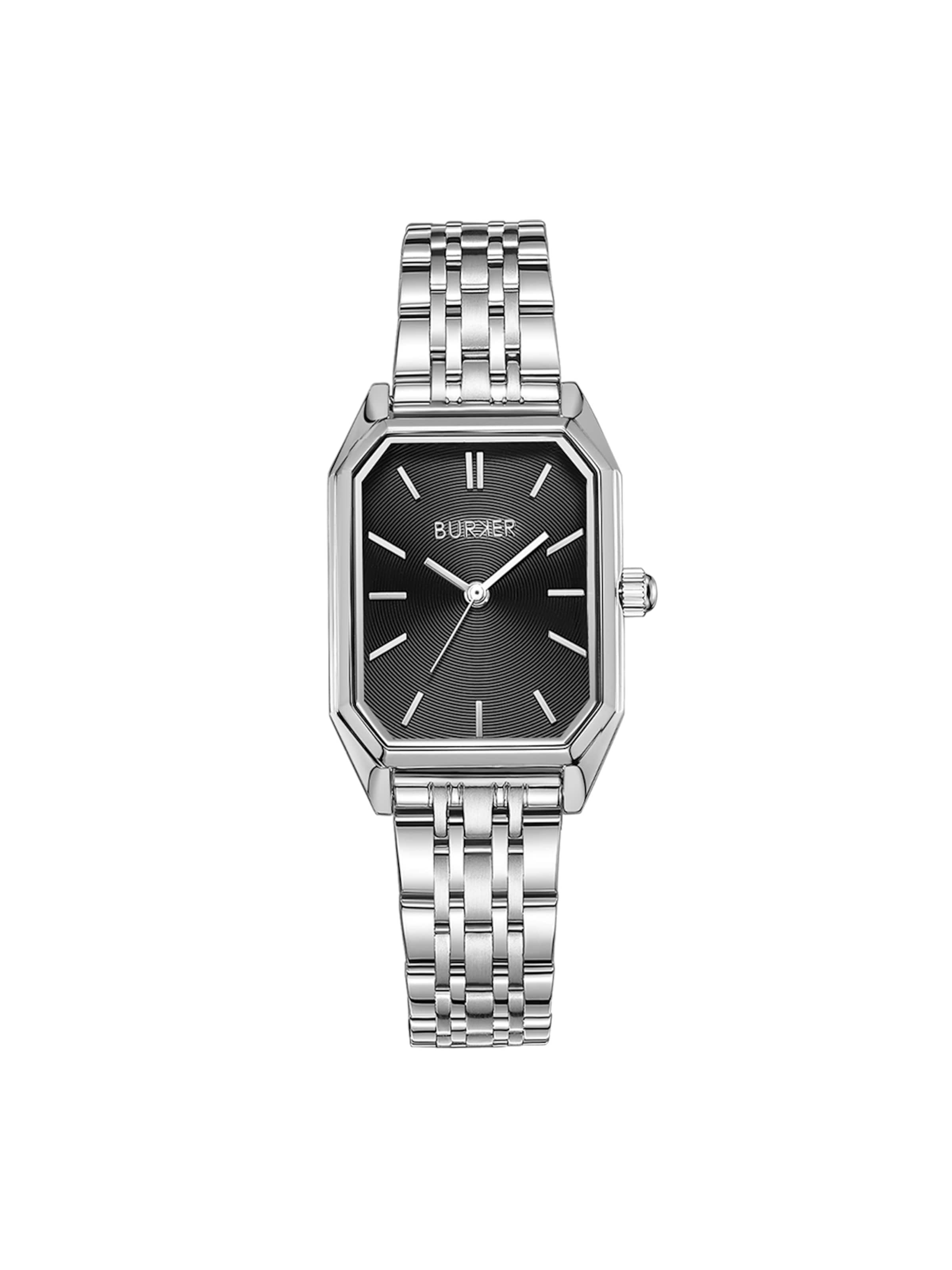 BURKER Watches - Reloj analógico 'Isabell Silver Black' en plata: frente