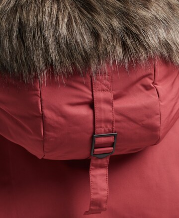 Superdry Winterparka 'Ashley' in Rood