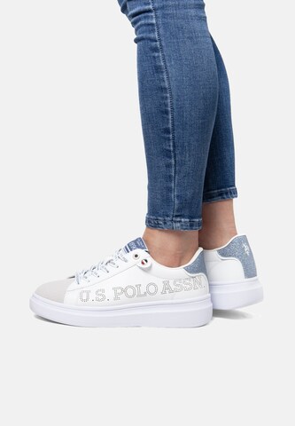 Baskets basses 'CODY011W/5YH1' U.S. POLO ASSN. en blanc