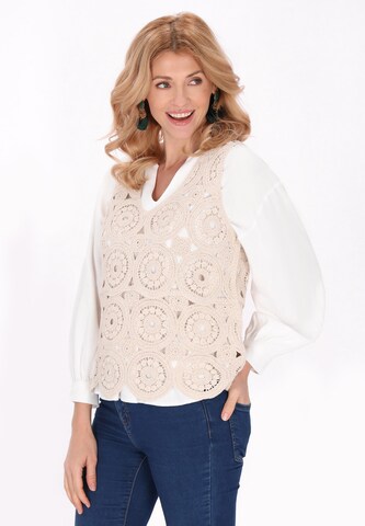 usha FESTIVAL Sweater 'Fashion Look' in Beige: front
