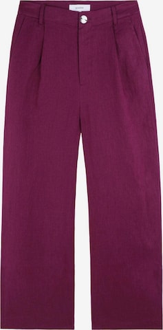 Bootcut Pantalon à pince Scalpers en violet : devant