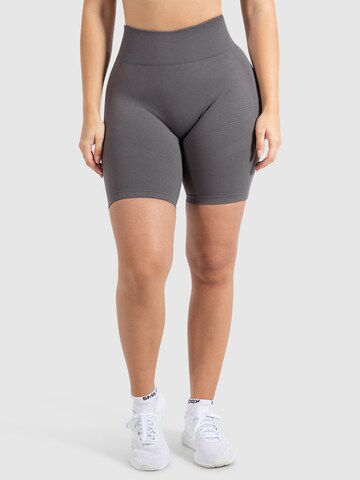 Coupe slim Pantalon de sport Smilodox en gris : devant