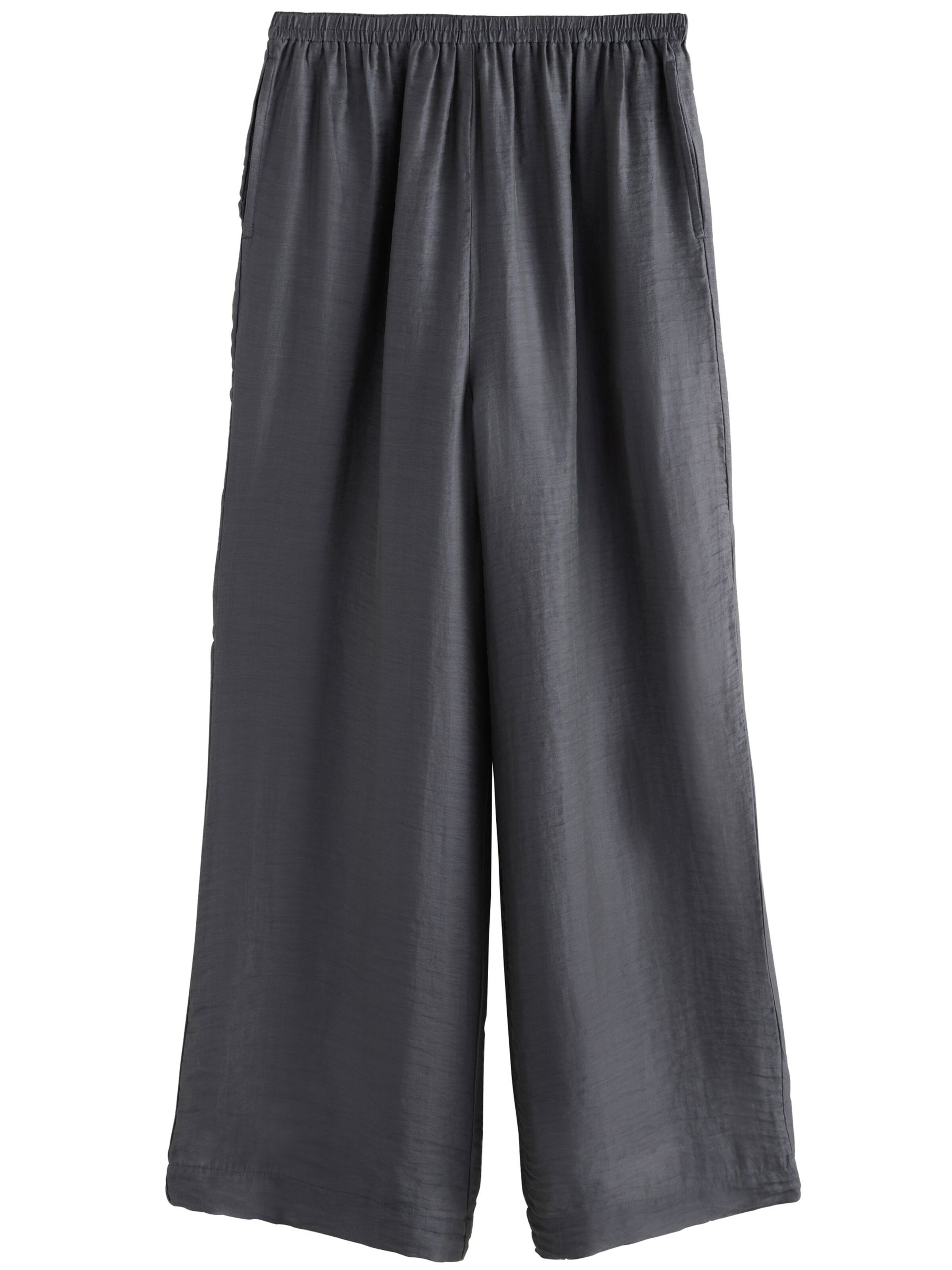 Next Широка кройка Панталон в синьо: отпред