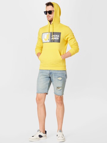 JACK & JONES Sweatshirt 'LOGAN' in Gelb