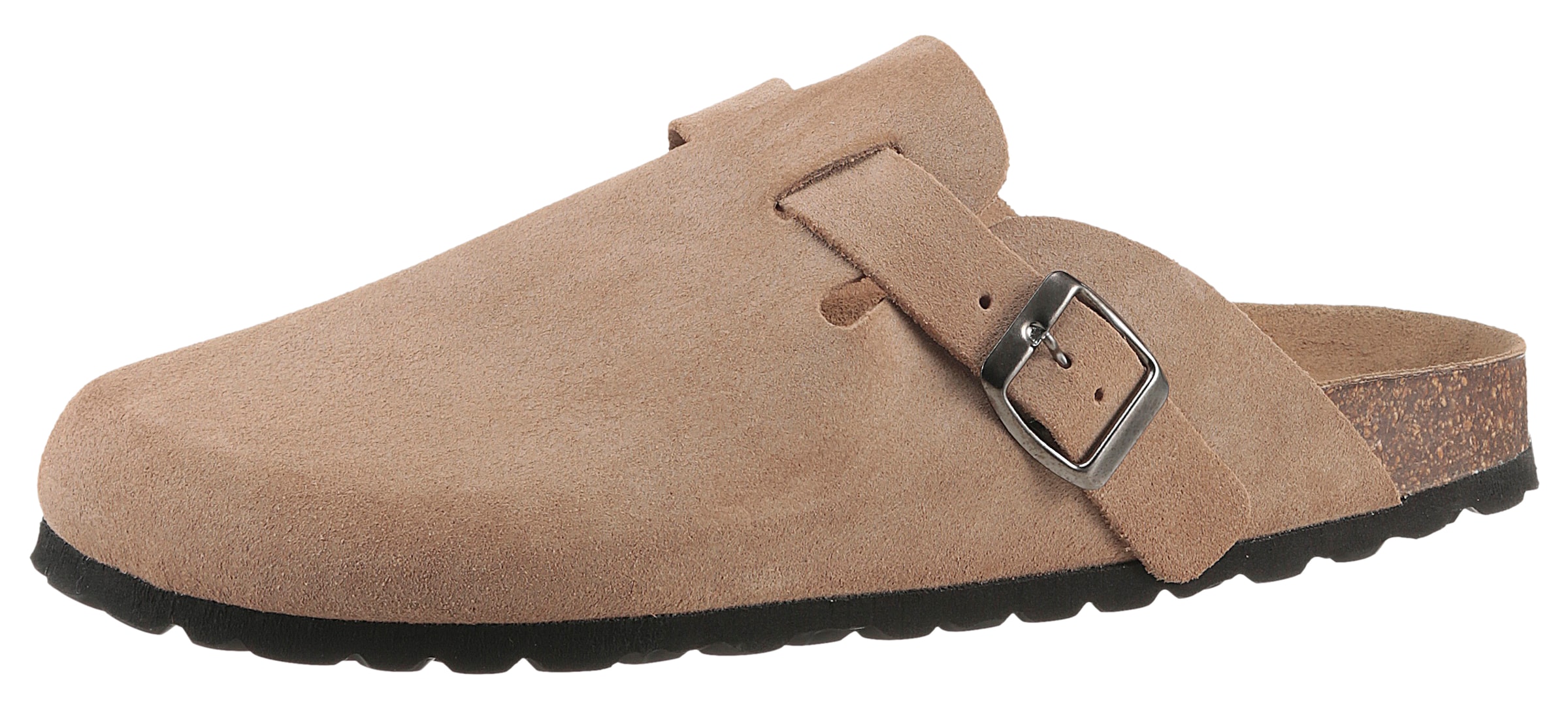 Man's World Mules in Beige: front