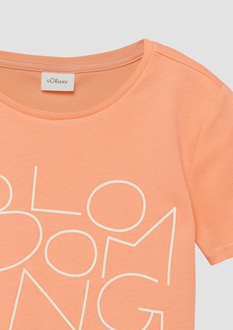 s.Oliver Shirt in Oranje