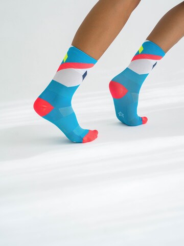 INCYLENCE Athletic Socks 'STRIKES' in Blue