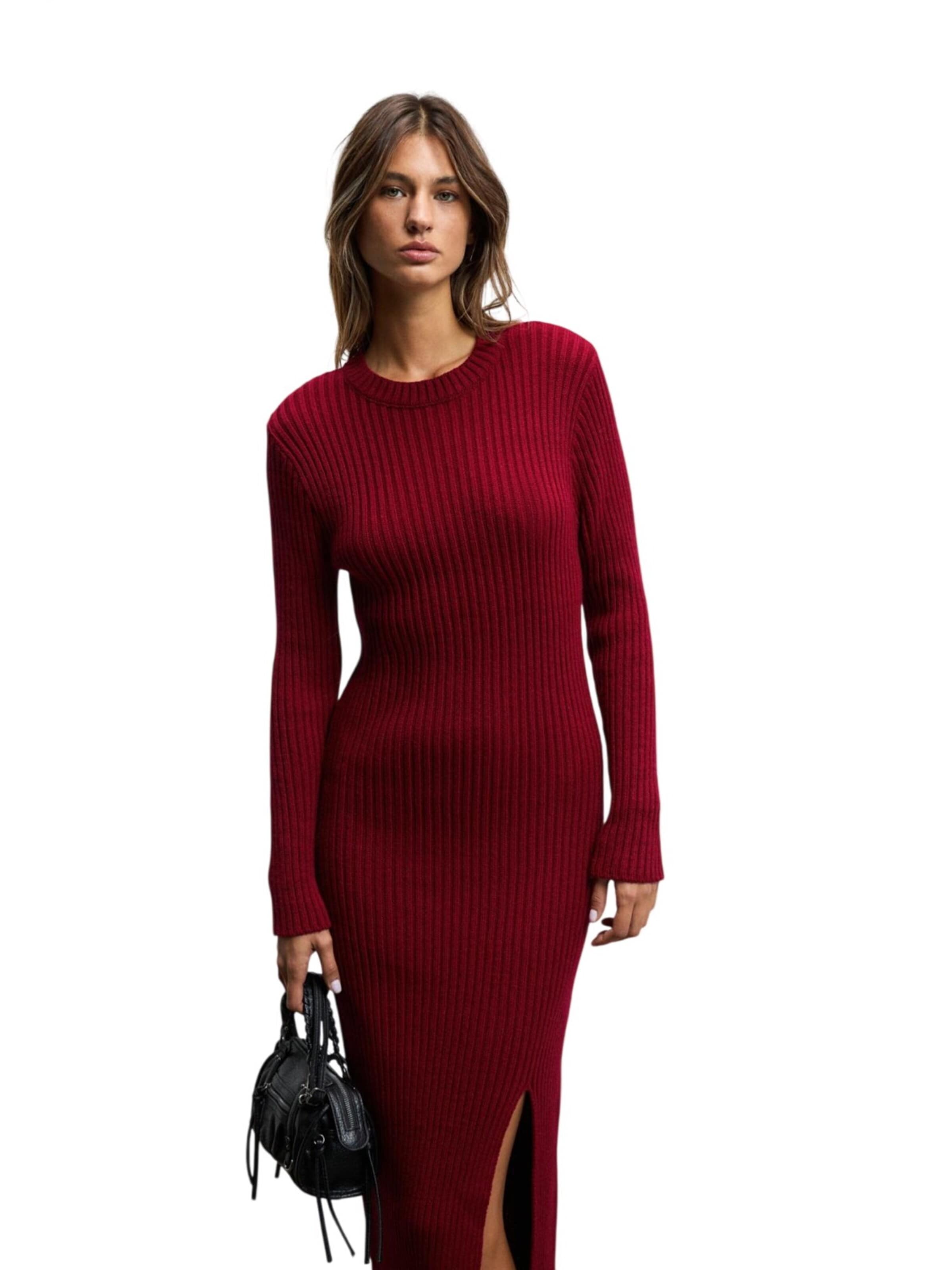 Grimelange Knit dress in Red