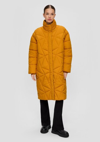 Manteau d’hiver QS en orange : devant