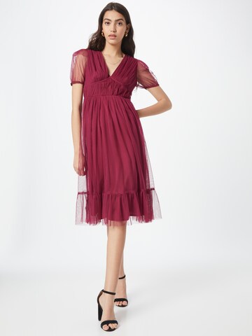 Maya Deluxe Cocktail Dress in Red