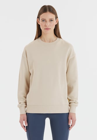 SOS Sweatshirt 'Bovec' in Beige: front