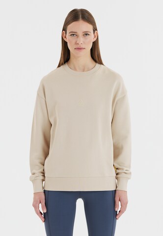 SOS Sweatshirt 'Bovec' in Beige: predná strana