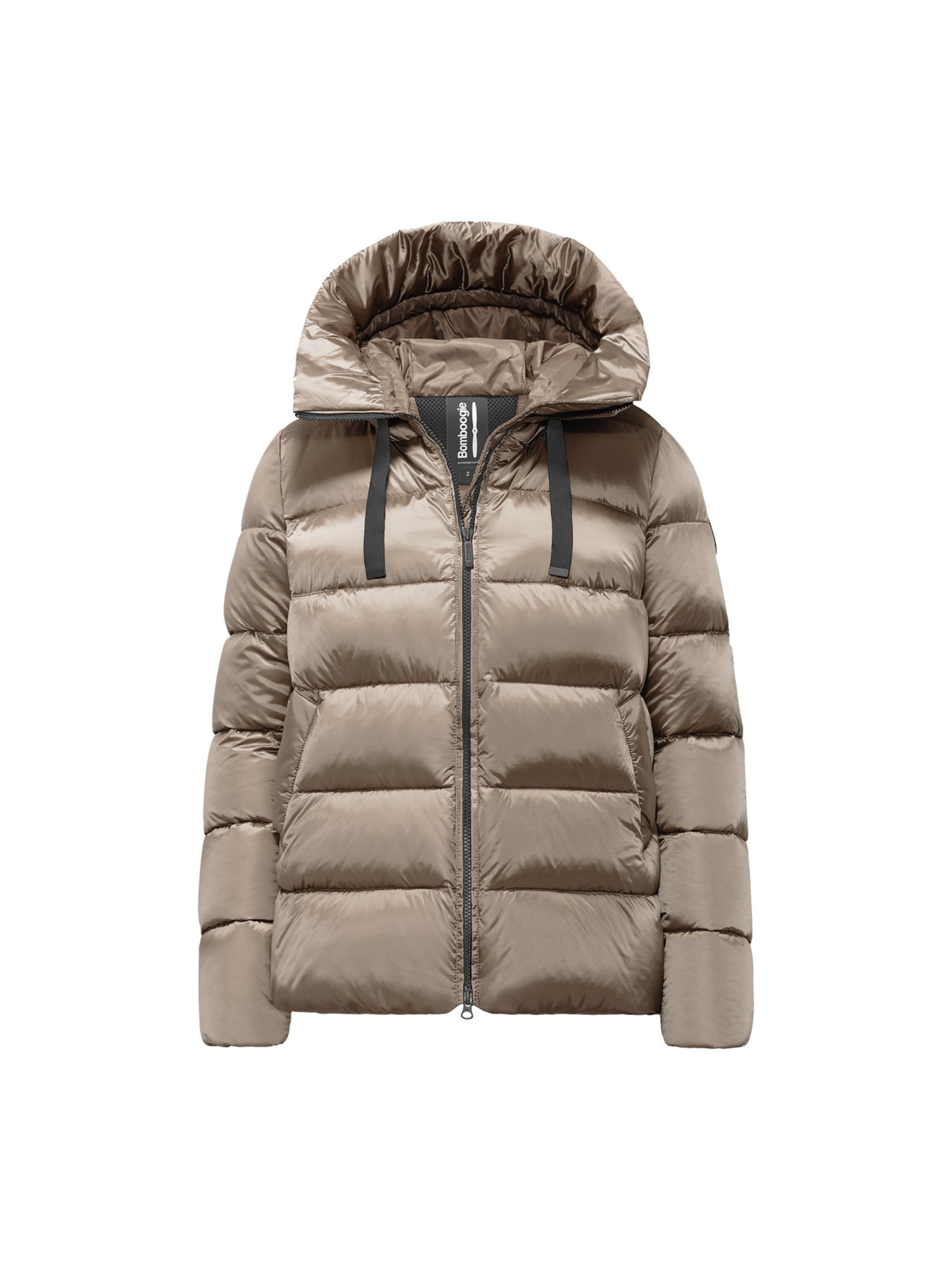 BOMBOOGIE Winterjas 'Rome' in Beige: voorkant