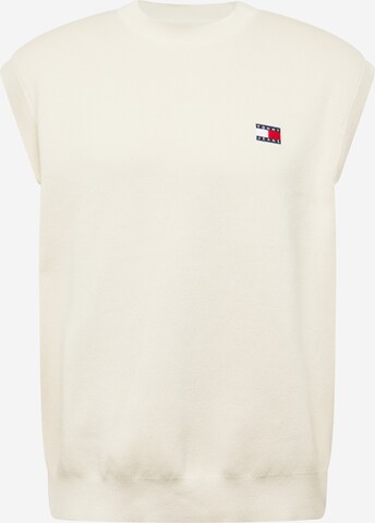 Tommy Jeans - Camiseta sin mangas en beige: frente