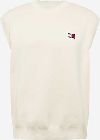 Tommy Jeans Pullunder in beige / navy / rot / weiß, Produktansicht