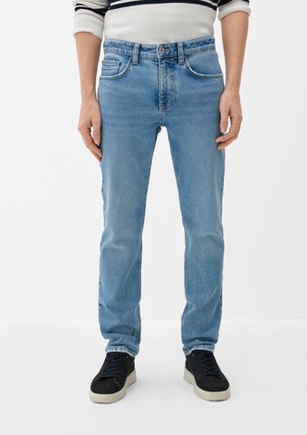 s.Oliver Slimfit Jeans in Blauw: voorkant