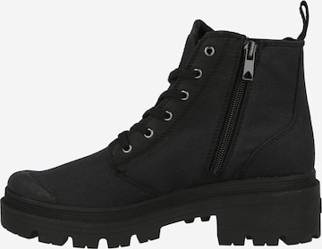 Palladium Lace-Up Ankle Boots 'Pallabase' in Black