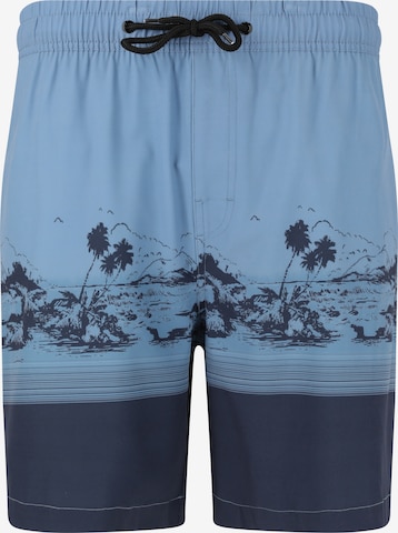 Cruz Boardshorts 'Hector' in Blauw: voorkant