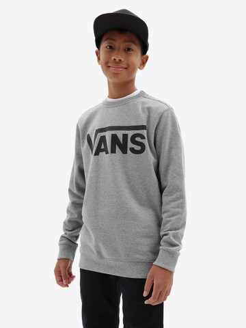 VANS Sweatshirt 'BY CLASSIC CREW' in Grey: front