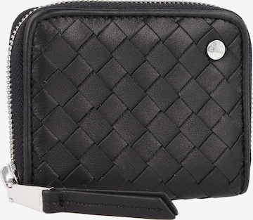 ABRO Wallet 'Piuma ' in Black: front