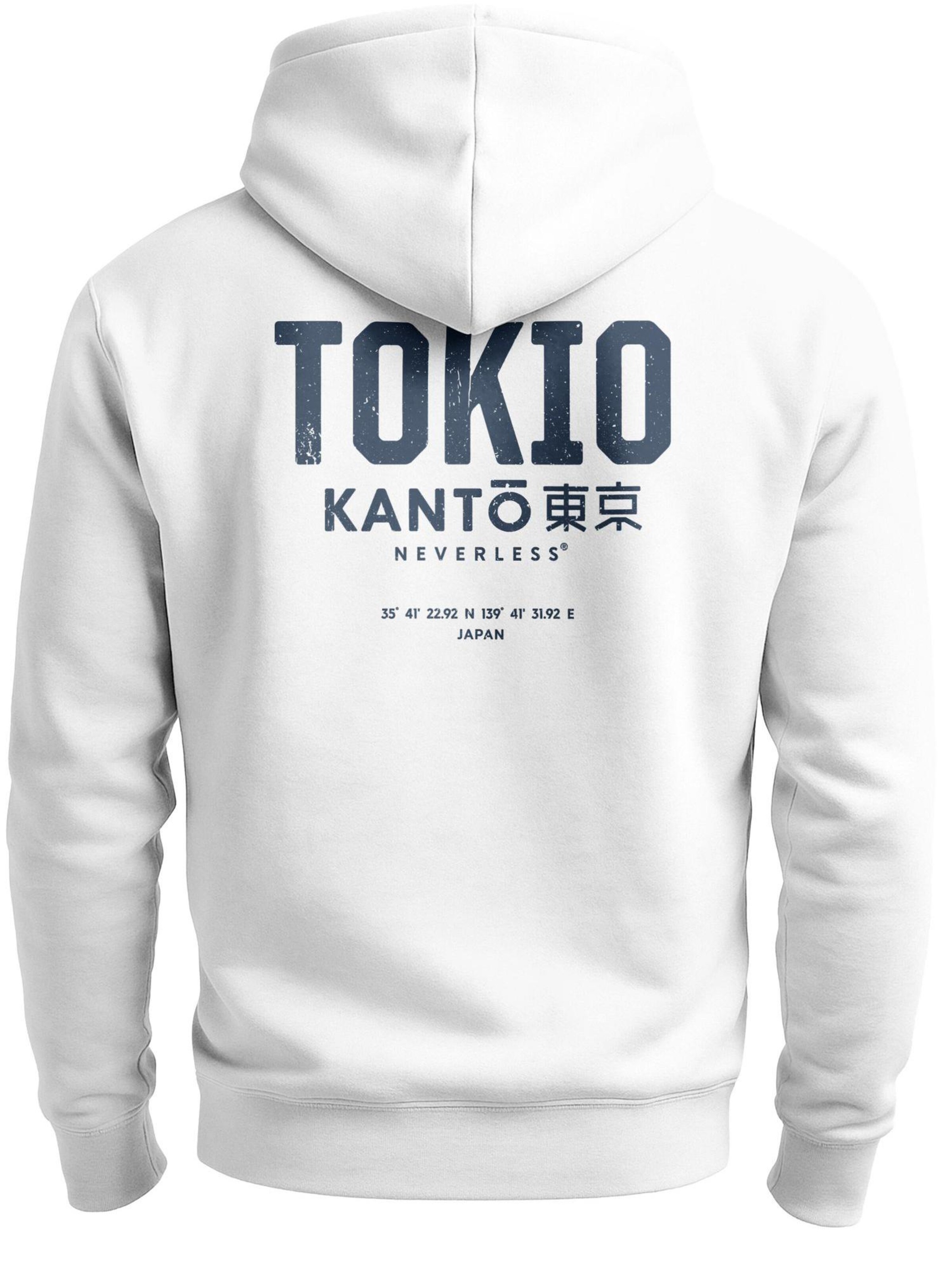 Neverless Sweatshirt 'Tokio' in White