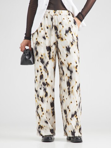 co'couture Loose fit Trousers 'Elisa' in Beige: front