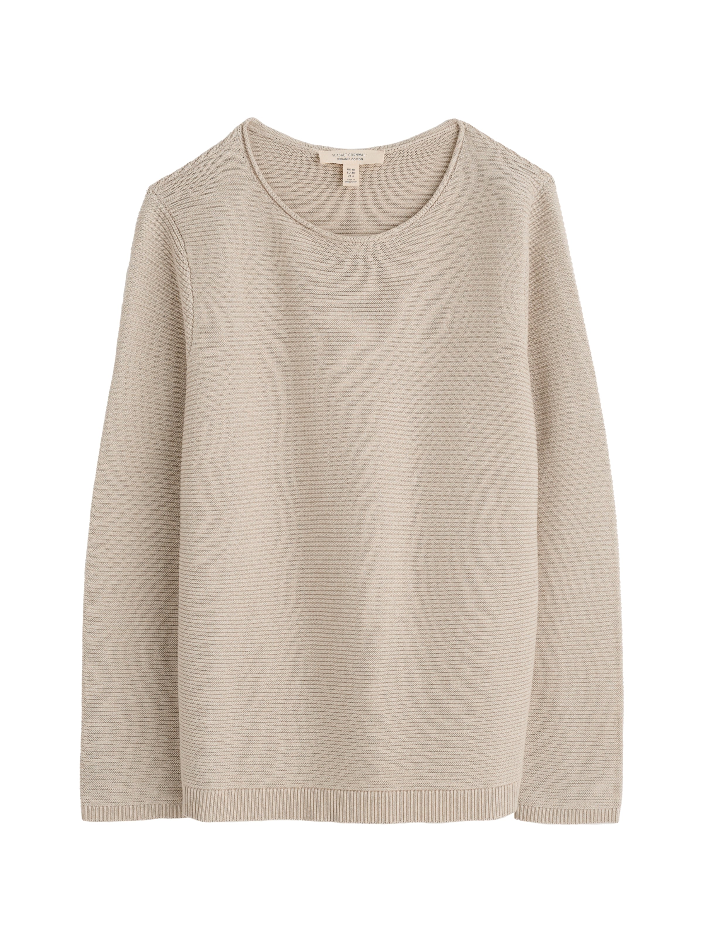 Pull-over 'Makers' Seasalt Cornwall en beige : devant