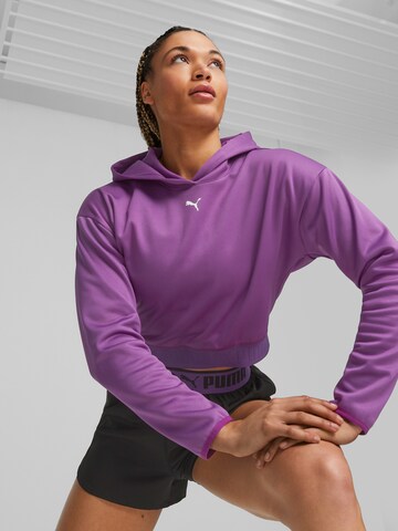 PUMA Sportsweatshirt 'Strong Power' in Lila: Vorderseite