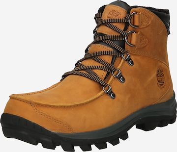 TIMBERLAND Lace-Up Boots in Yellow: front