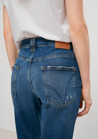 comma casual identity Tapered Jeans in Blauw