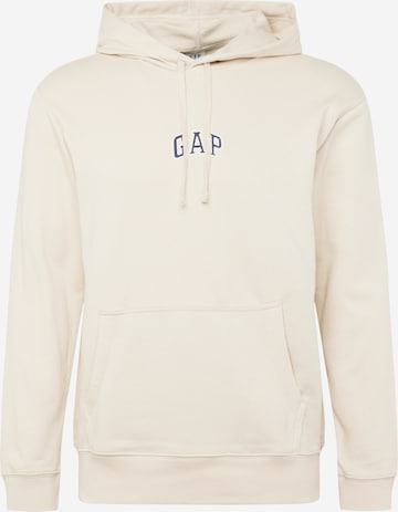 Sweat-shirt GAP en beige : devant