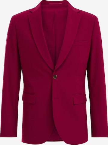 WE Fashion - Ajuste estrecho Chaqueta saco en rojo: frente