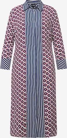 Robe-chemise Ulla Popken en bleu : devant