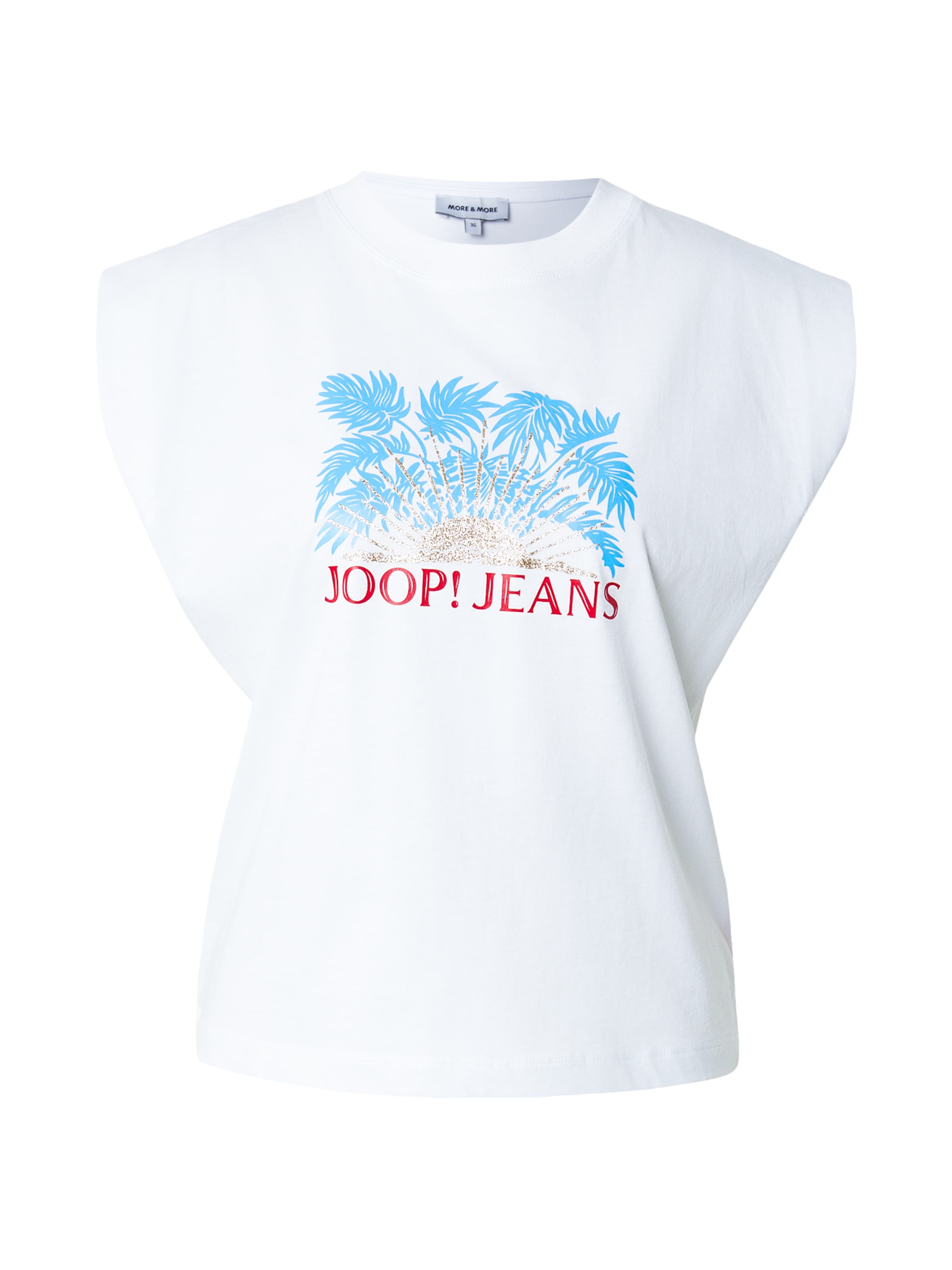 Tricou 'Tosha' de la JOOP! Jeans pe alb: față