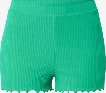 Monki Slimfit Shorts in Grün: predná strana