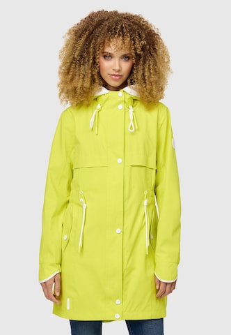 NAVAHOO Raincoat 'Xankaa' in Yellow: front