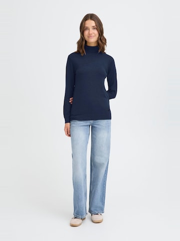 Oxmo Trui ' OXAIDA ROLLNECK ' in Blauw