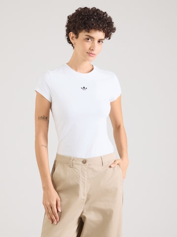 ADIDAS ORIGINALS Koszulka 'ESS' w kolorze biały: przód