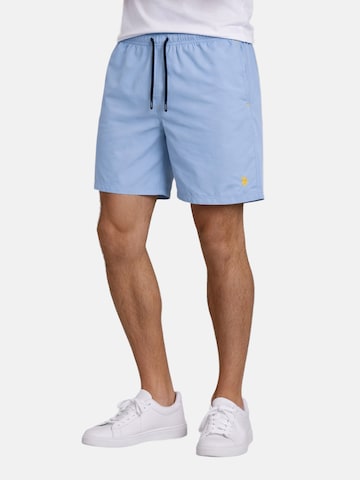 U.S. POLO ASSN. Regular Badeshorts in Blau: Vorderseite