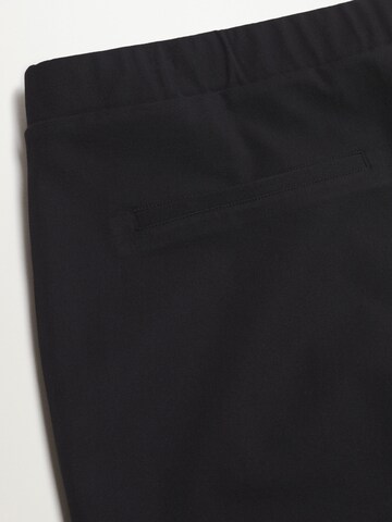 MANGO Skinny Spodnie w kolorze czarny