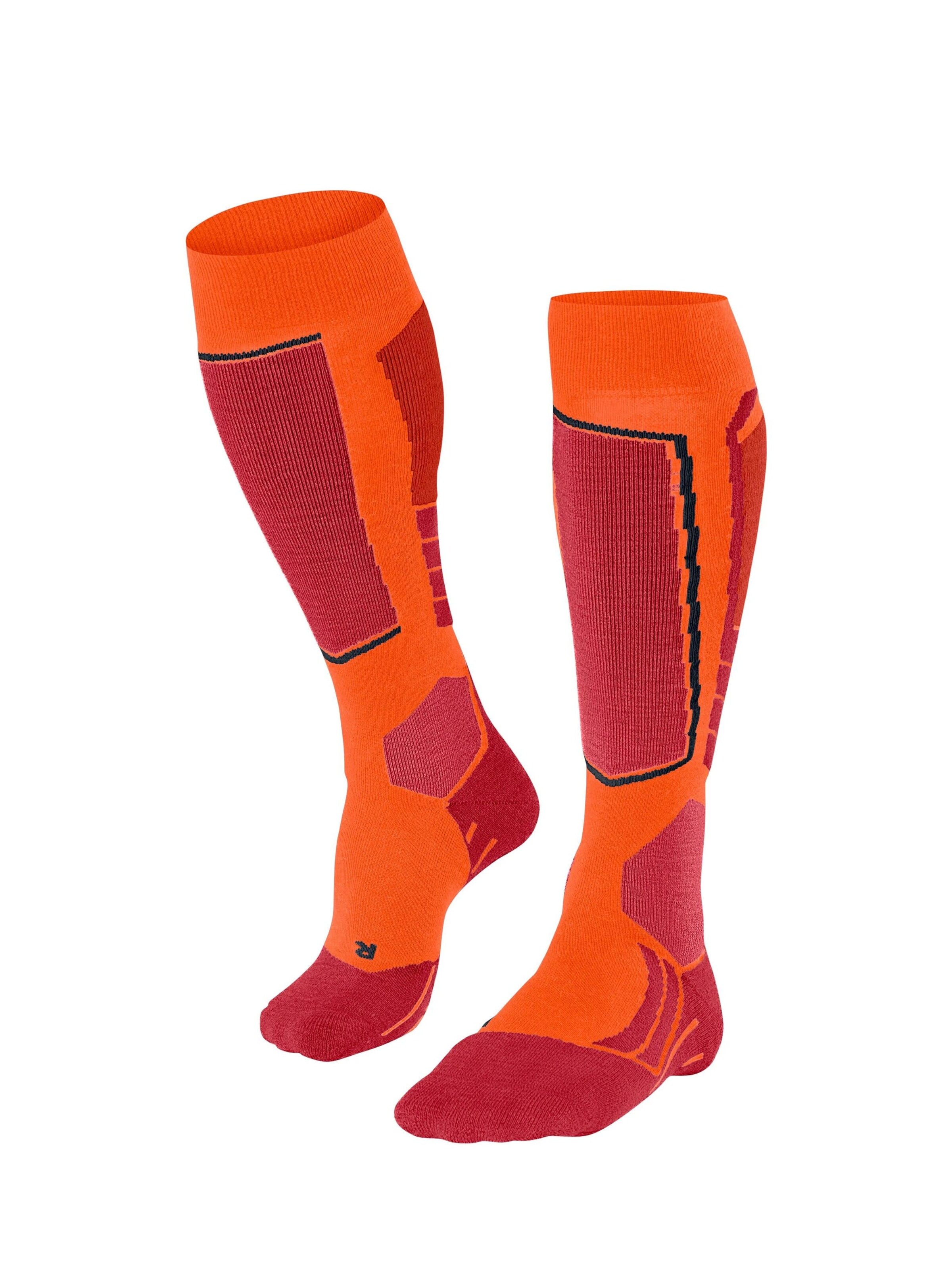 FALKE Athletic Socks 'SK2 Intermediate' in Orange: front