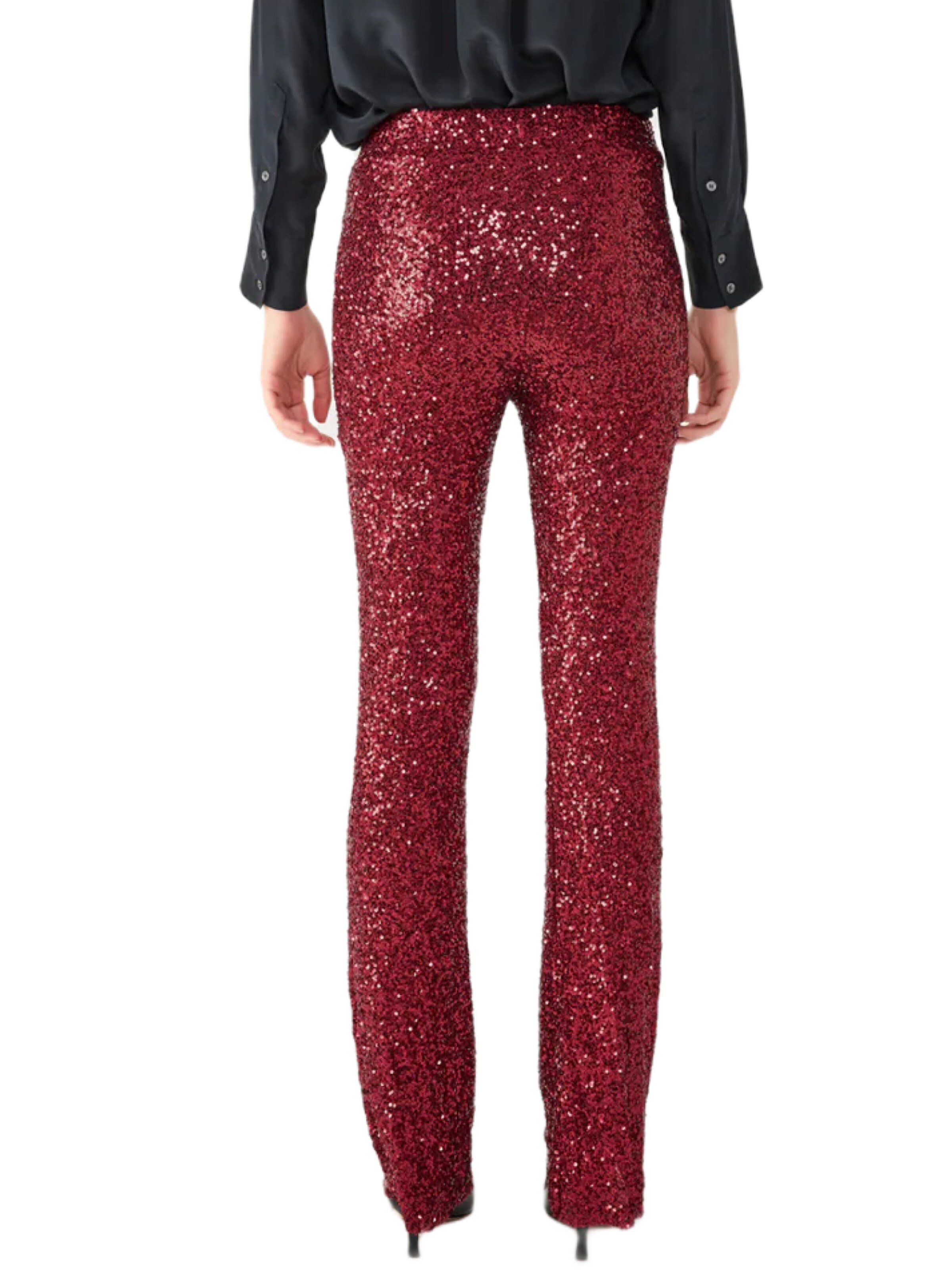 No Matter What Bootcut Broek in Rood