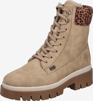 Rieker Schnürstiefelette in Beige: Vorderseite