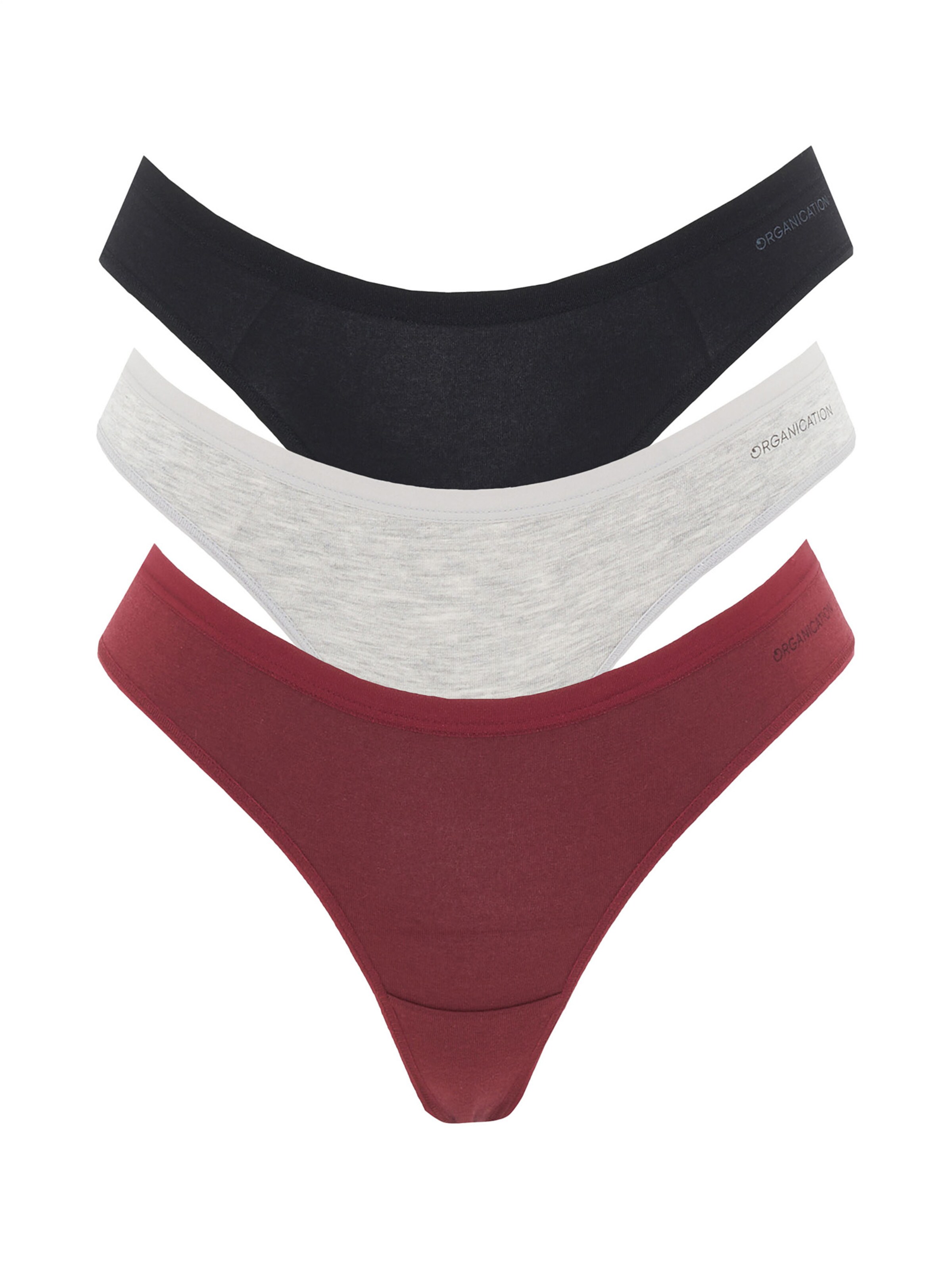 Organication Slip in Grau: Vorderseite